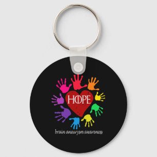 Fun brain aneurysm warrior1 key ring