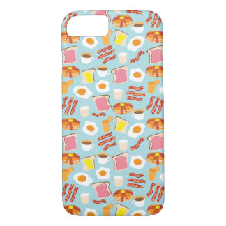 Fun Breakfast Food Illustrations Pattern Case-Mate iPhone Case