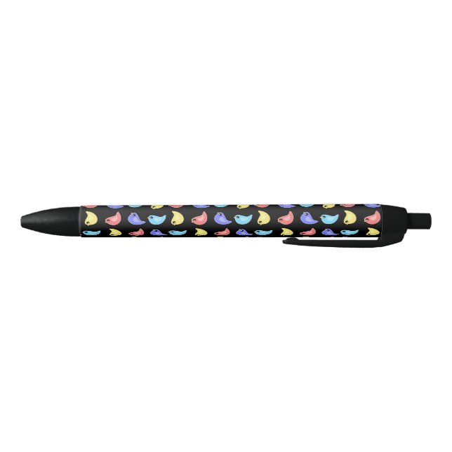 Fun bright colourful birds pattern pen (Bottom)