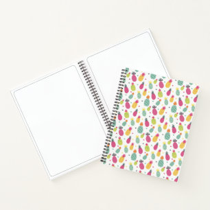 Fun Bright Tropical Pineapple Notebook