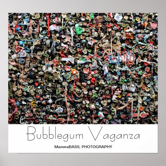 Fun Bubblegum Vaganza Poster! Poster (Front)