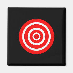 Fun Bullseye Target Bulls Eye Prank Gift-archery T Magnet