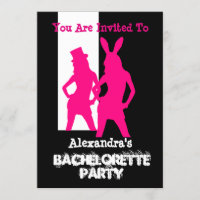 Fun bunny girl personalised bachelorette party