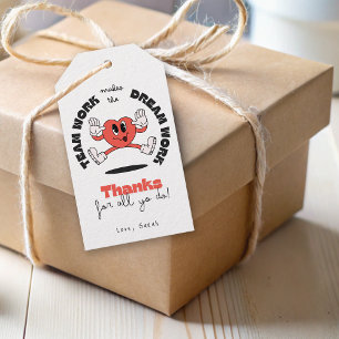 Fun Business Team Employee Colleague Thank You  Gift Tags