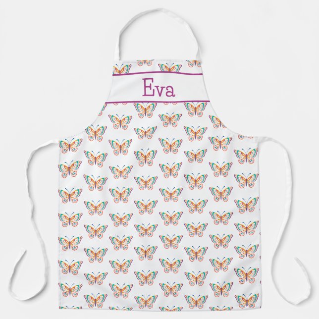 Fun Butterfly Apron (Front)