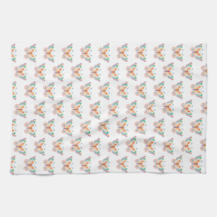 Fun Butterfly Tea Towel