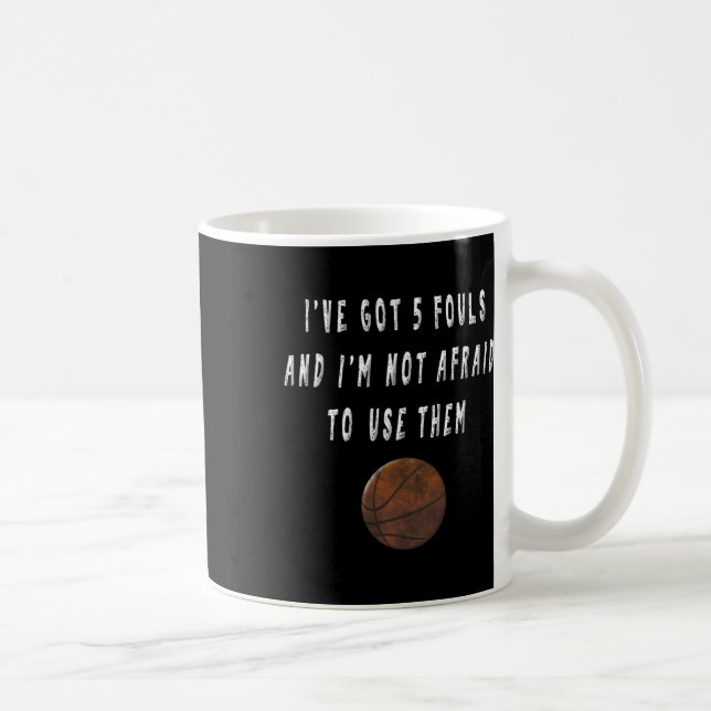 Fun Bysketbyll Player Trash Talking Tees Coach Gif Coffee Mug (Right)