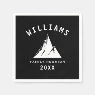 Fun Camping Nature Summer Vacation Family Reunion Napkin