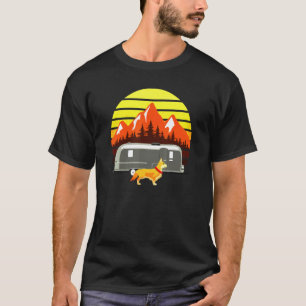 Fun Camping With Corgi T-Shirt