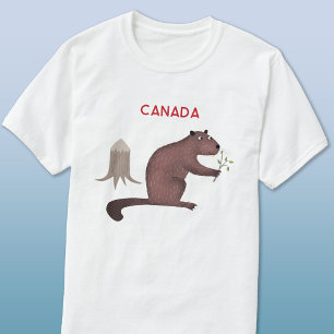 Fun Canadian Beaver Canada T-Shirt