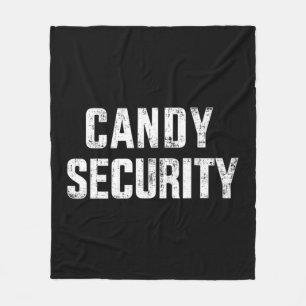 Fun candy security lazy halloween costume fleece blanket
