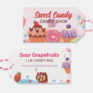 Fun Candy Shop Packaging Gift Hang Tag
