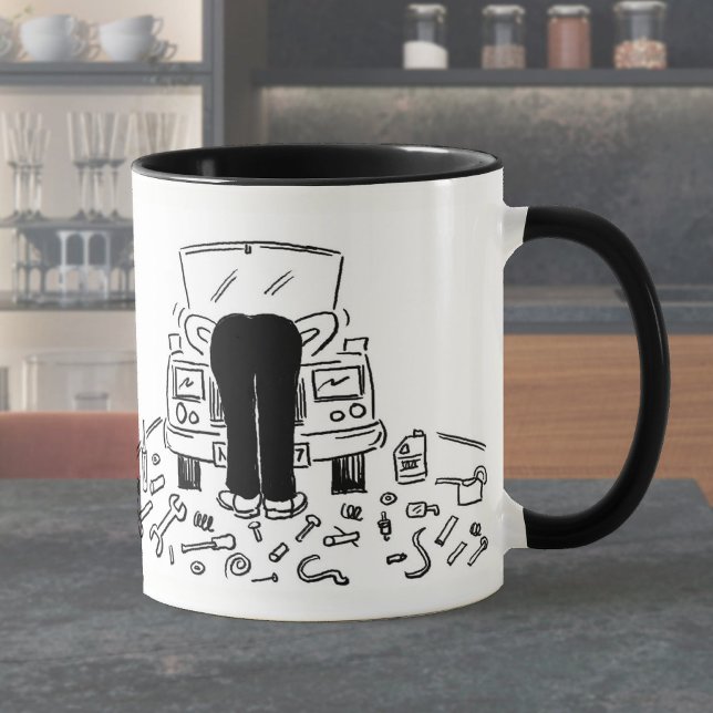Fun Car Mechanic Auto Repairs Mug (Creator Uploaded)