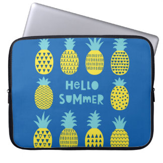 Fun card with pineapples. laptop sleeve