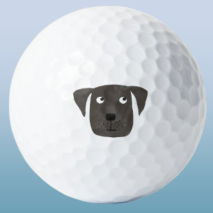 Fun Cartoon Dog Golf Balls