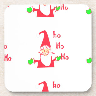 Fun Cartoon Mouse Santa Collection. Coaster