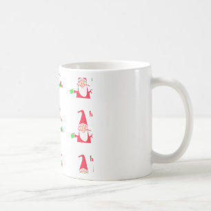 Fun Cartoon Mouse Santa Collection. Coffee Mug