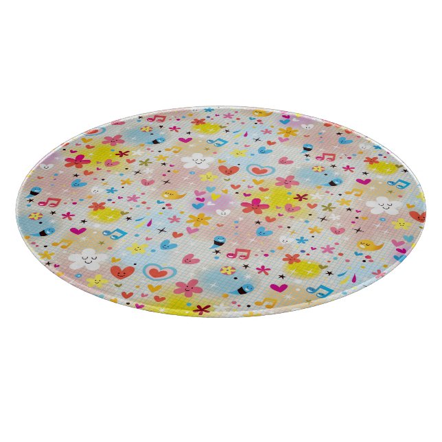 fun cartoon pattern cutting board (Corner)