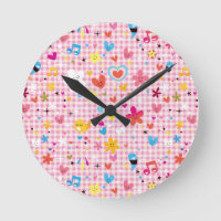 fun cartoon pattern pink