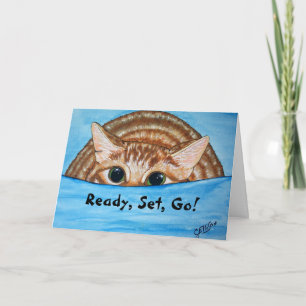 Fun Cat Birthday Card