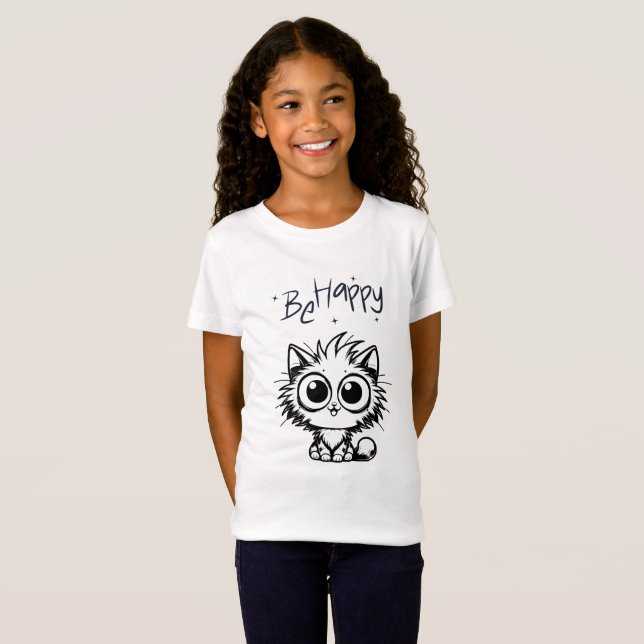 Fun Cat Kids T-Shirt (Front Full)
