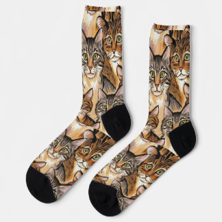 Fun Cat Print Socks - Perfect for Cat Lovers!