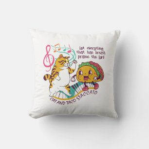 Fun CAT TACO STACCATO Cushion