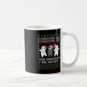 Fun Cats Christmas  Ornaments Pajama Family Cat Lo Coffee Mug