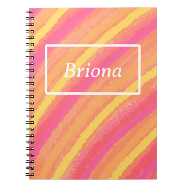 Fun Chalk Personalised Notebook (Front)