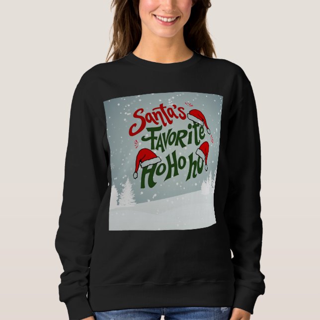  Fun & Cheeky Christmas Sweatshirt (Front)
