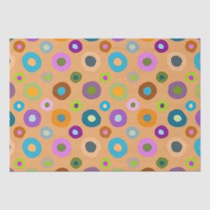 Fun cheerful colourful decoupage orange tissuepape tissue paper