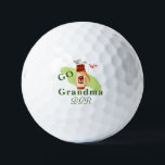 Fun Cheering Message Grandma Mum Aunt Friend Golf Balls<br><div class="desc">Fun Cheering Message Grandma Mum Aunt Friend . . . Golf Bag; Clubs; Putting Green -- Initials and Name if you wish.  Have fun with this one.
I am sure the recipient will also.</div>