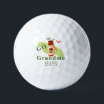 Fun Cheering Message Grandma Mum Aunt Friend Golf Balls<br><div class="desc">Fun Cheering Message Grandma Mum Aunt Friend . . . Golf Bag; Clubs; Putting Green -- Initials and Name if you wish.  Have fun with this one.
I am sure the recipient will also.</div>