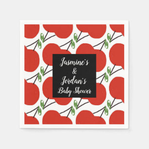 Fun Cherries Baby Shower Napkins
