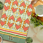 Fun Chic Floral Stylish Heart Custom Initial Name Tea Towel<br><div class="desc">Chic Floral Heart Stylish Kitchen towel with Monogram Initial and Last Name. These unique kitchen towels are a perfect gift to celebrate a birthday, retirement, anniversary, housewarming party, wedding gift, etc…A fun way to celebrate any occasion. Pair it with a bottle of wine and it makes a great gift for...</div>