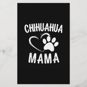 Fun Chihuahua Mama Gift Pet Lover Dog Chi-chi Mum Stationery