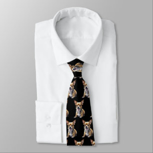 Fun Chihuahua Pet Dog Animal Humour Art Tie