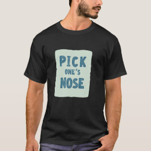 Fun Childish Pick one's Nose Costume for Boys and T-Shirt