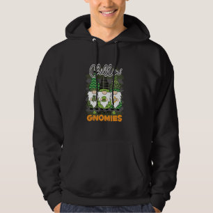 Fun Chillin with My Gnomies Lucky Irish Gnome Squa Hoodie