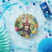 Fun Chimpanzee Kid's Wild Jungle Monkey Birthday