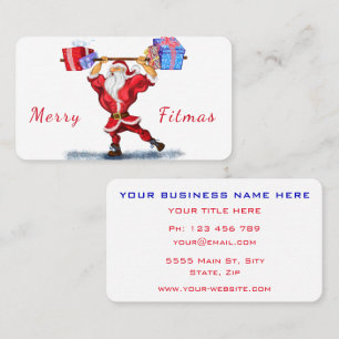 Fun Christmas Business Office Personalised Special Card