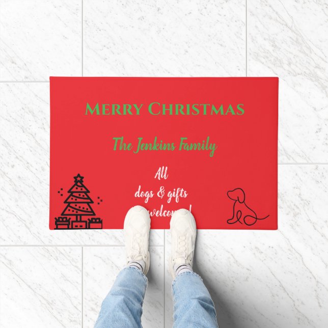 Fun Christmas Doormat  (Indoor)