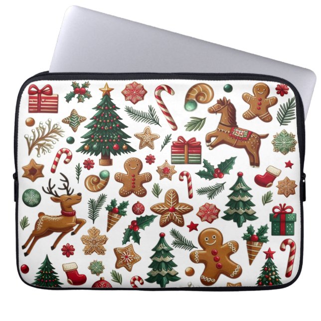 Fun Christmas Electronics Bag (Front)