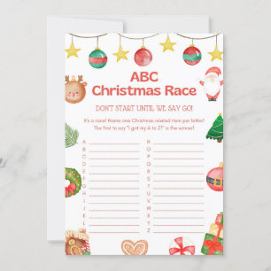Fun Christmas Game - Not Editable - Invitation