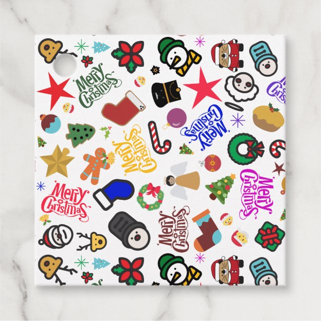 Fun Christmas gift tag (Front)
