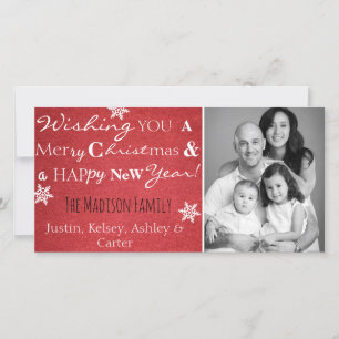 Fun Christmas Greetings Holiday Card