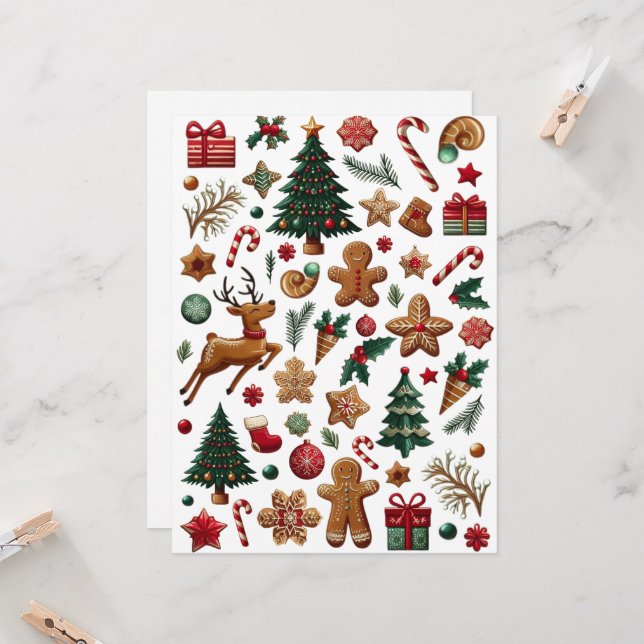 Fun Christmas Invitation (Front/Back In Situ)