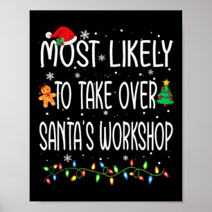 Fun Christmas Most Likely To Take Over Santa's Wor Poster