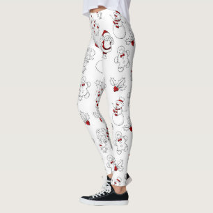 Fun Christmas pattern Holiday leggings