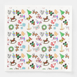 Fun Christmas Pattern Paper Napkin